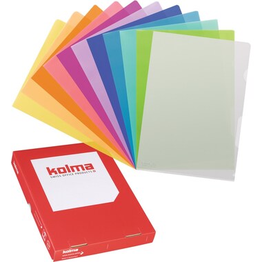 KOLMA Sichthülle VISA Superstrong A4 59.434.04 rot, antireflex 100 Stück