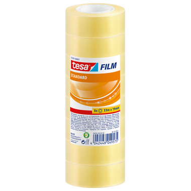 TESA Klebeband stand.Box 33mx19mm 572070000 8 pcs.