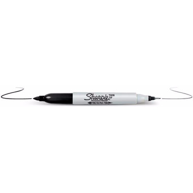 SHARPIE Fineliner Twin Tip 0,3/1mm S0811100 schwarz