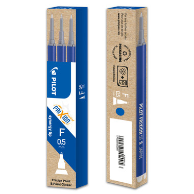 PILOT Roller FriXion Mine 0,5mm BLSFRP5L bleu 3 pcs.
