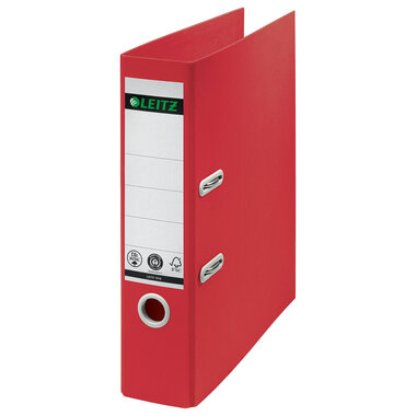 LEITZ Ordner Recycle 8cm 1018-00-25 rot A4