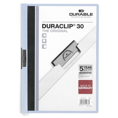 DURABLE Klemmhefter DURACLIP 30 2200/06 für 30 Blatt A4 blau