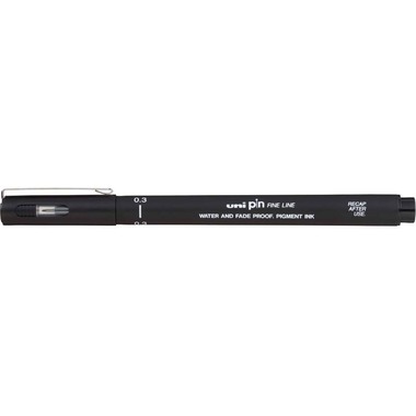 UNI-BALL Fineliner Pin 0,3mm PIN03200(S)B schwarz