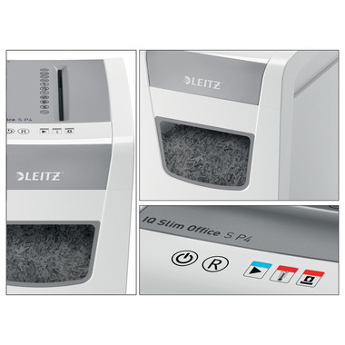 LEITZ Distruggi doc. IQ Slim Office 8098-00-00 P4 12 Foglio silenz