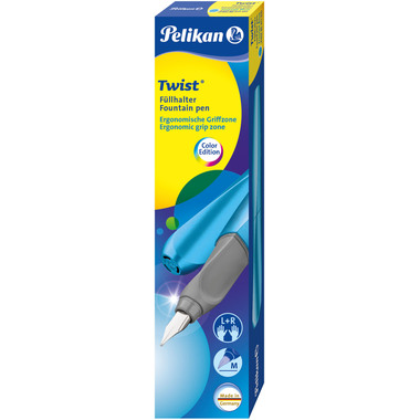 PELIKAN Füllhalter Twist M 811255 Frosted Blue