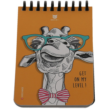 WHYNOTE Notizbuch A6 WNPBOK07 starter-kit,giraffe