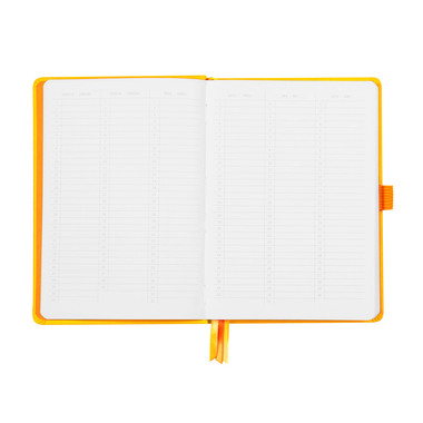 RHODIA Goalbook Notizbuch A5 118585C Hardcover gelb 240 S.