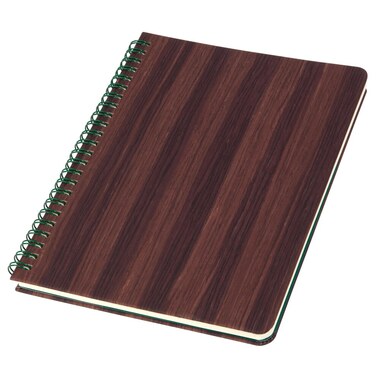 CONCEPTUM Spiralbuch A5 CO675 dark wood, dots 160 Seiten