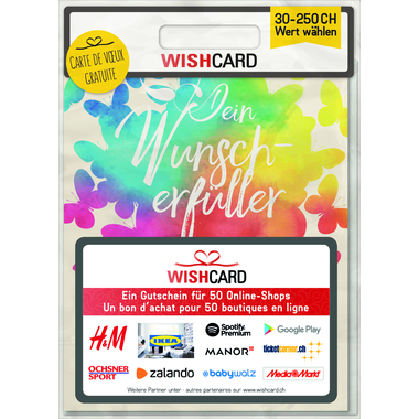 Geschenkkarte Wishcard variabel