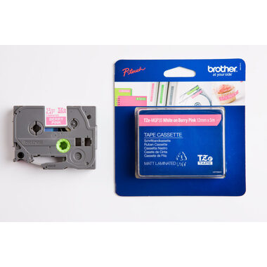 PTOUCH Band lam. weiss/pink matt TZe-MQP35 PT-1280VP 12 mm