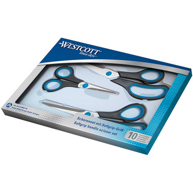 WESTCOTT Scheren 13/21/25cm N-9002700 Set 3 Stück