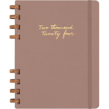 MOLESKINE Wochen-Monatskalender life2024 56598856354 crush almond, HC, XL