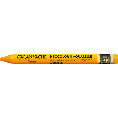 CARAN D'ACHE Wachsmalkreide Neocolor II 7500.020 goldgelb