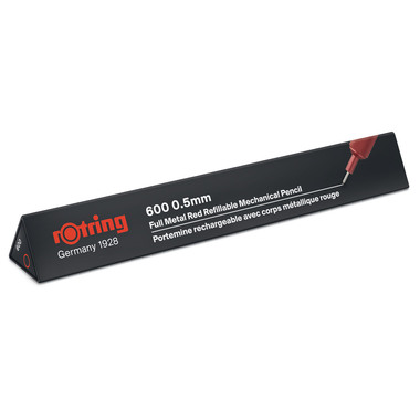 ROTRING Feinminenstift 600 0.5mm 2114264 rot metallic