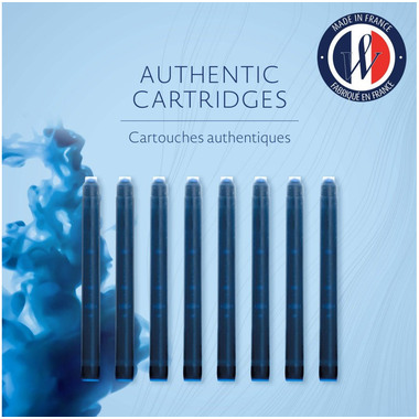 WATERMAN Tintenpatronen Standard S0110860 blau 8 Stück
