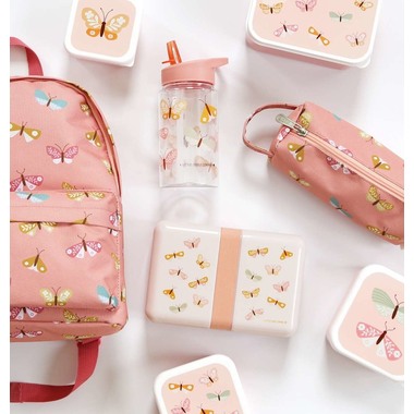 ALLC Lunchbox Schmetterling SBBUPI47 rosa 18x6x12cm