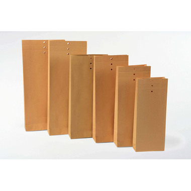 FLEXIPAK Faltenbeutel Kraftpapier 2FHMFB00003 braun, 120x50x305mm 250 Stück