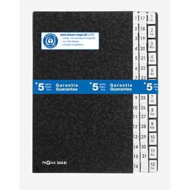 PAGNA PultordnerClassic A4 24441-04 1-31/Jan-Dez. DE 4-teilig