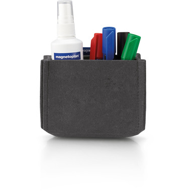 MAGNETOPLAN Stiftehalter magnetoTray M 1227701 grau, Filz recyceled