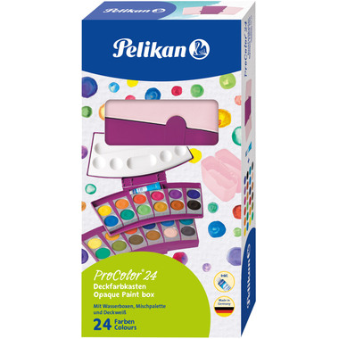 PELIKAN Farbkasten ProColor 701211 Beere/Rosa 24 Fabern