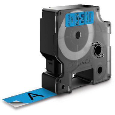 DYMO Ruban D1 S0720860 noir/bleu 19mm/7m