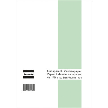 FAVORIT Carta trasparente A4 1791 A 60/65g 100 fogli