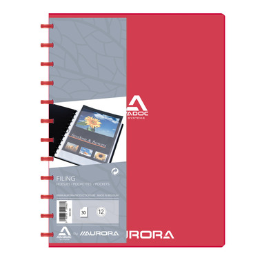ADOC Sichtbuch A4 5832.300 bordeaux