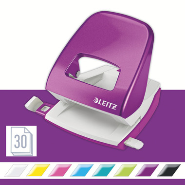 LEITZ Locher/Hefter WOW 5095-10-62 violett, Bundle