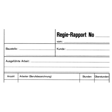 FAVORIT Rapporti di regia tedesco A5 9181 OK carta autocopiante 50x2 fogli