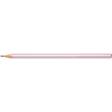 FABER-CASTELL Bleistift Sparkle B 118261 rosa metallic