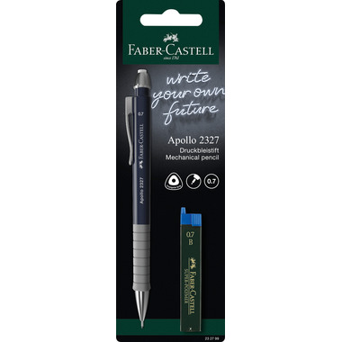 FABER-CASTELL Druckbleistift Apollo 232799 mit Mine sortiert
