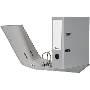 BIELLA Ordner Bundesordner 7cm 10050700U grau, Strong-Mechanik A5