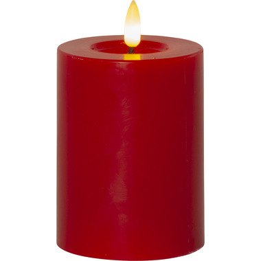 STAR TRADING LED Kerze Flamme Flow 12.5cm 12.061-43 rot