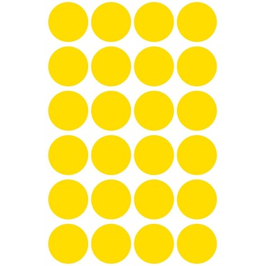 AVERY ZWECKFORM Marcatori giallo 3007 96 Pezzi 18mm