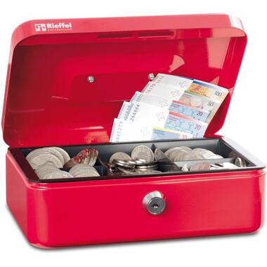RIEFFEL Geldkassette Valorit VTGK1ROT 7x15,3x12cm rot