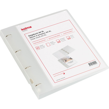 KOLMA Zeigebuch Vario XL KF A4 02.018.00 weiss, 4-Ring 20mm