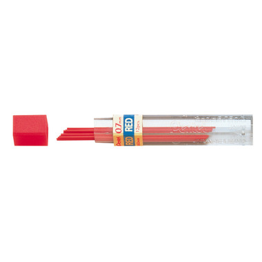 PENTEL Mines 0,7mm PPR-7 rouge 12 pcs.