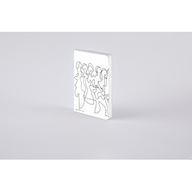 NUUNA Notizbuch Graphic 55485 10.8x15cm Friends, 176 S.