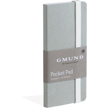 GMUND Pocket Pad 6.7x13.8cm 38077 dust, blanko 100 Seiten