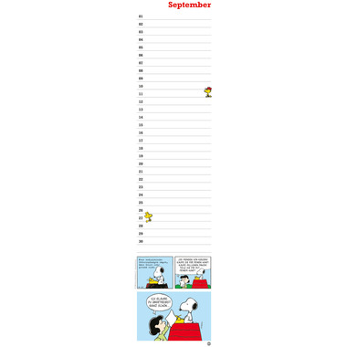 HEYE Calendrier Snoopy 1909-05 11x49cm, DE