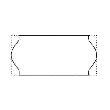 SATO Etiketten 26x12mm 700300003 weiss, perm. 1500 Stck.