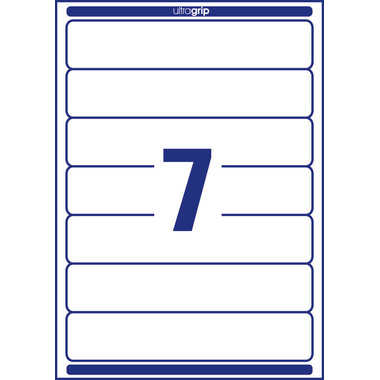 AVERY ZWECKFORM Ordner-Etiketten 192x38mm L4760-100 weiss 700 Stück/100 Blatt