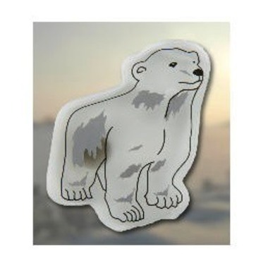 ROOST Taschenwärmer Eisbär 10.5x8cm 512511