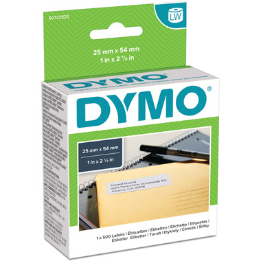 DYMO Rücksendeadressetiketten S0722520 permanent 54x25mm