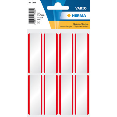 HERMA Namenetiketten Vario 1902 54x19mm 16 Stück