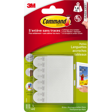 3M Command Montagestreifen S 17202 bis 1,8 kg 4 Stück