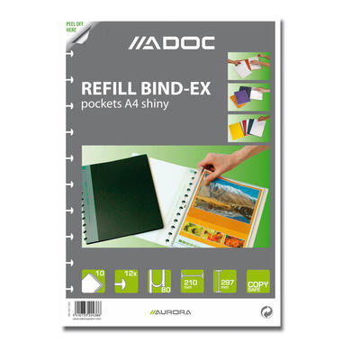 ADOC Ersatztaschen A4 5810.000 matt 10 Stück