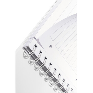 LEITZ Spiralbuch WOW PP A4 46380023 pink 80 Blatt