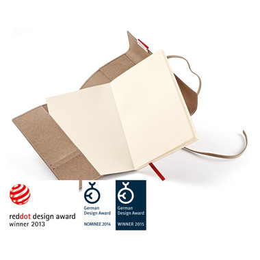 TRANSOTYPE senseBook FLAP REFILL A5 75510500 blanko, M, 135 Seiten beige