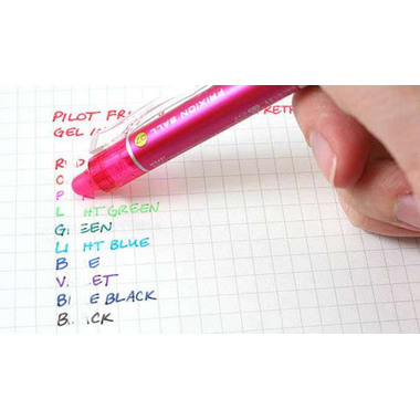 PILOT Frixion Clicker 0.7mm BLRT-FR7-B schwarz,nachfüllbar, radierbar